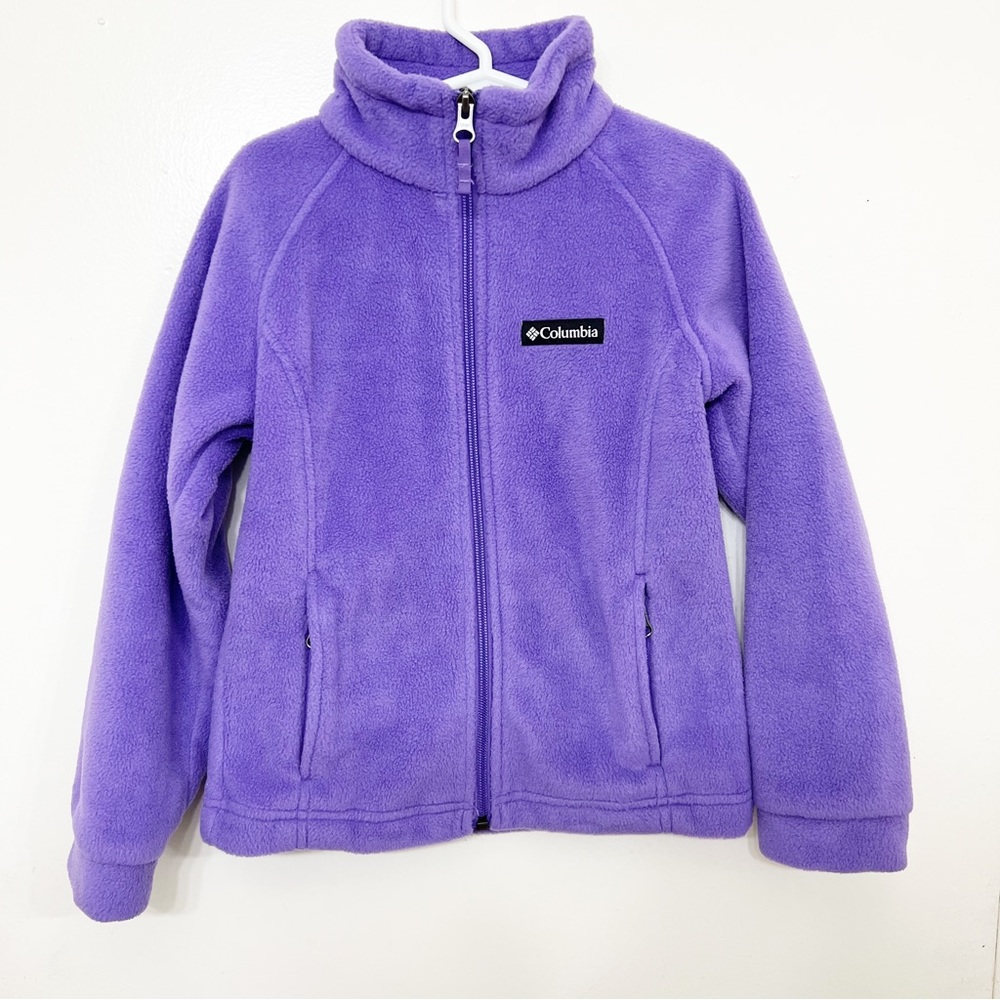 Cozy Columbia Purple Girls Jacket  Size XS